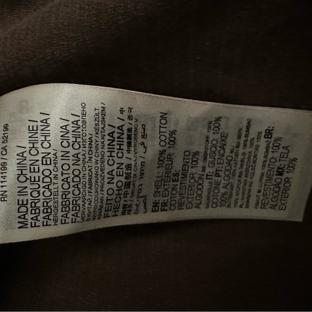 Roxy Kick Back Washed Cord brown Shirt Shacket Corduroy size Large NWT - Picture 9 of 9